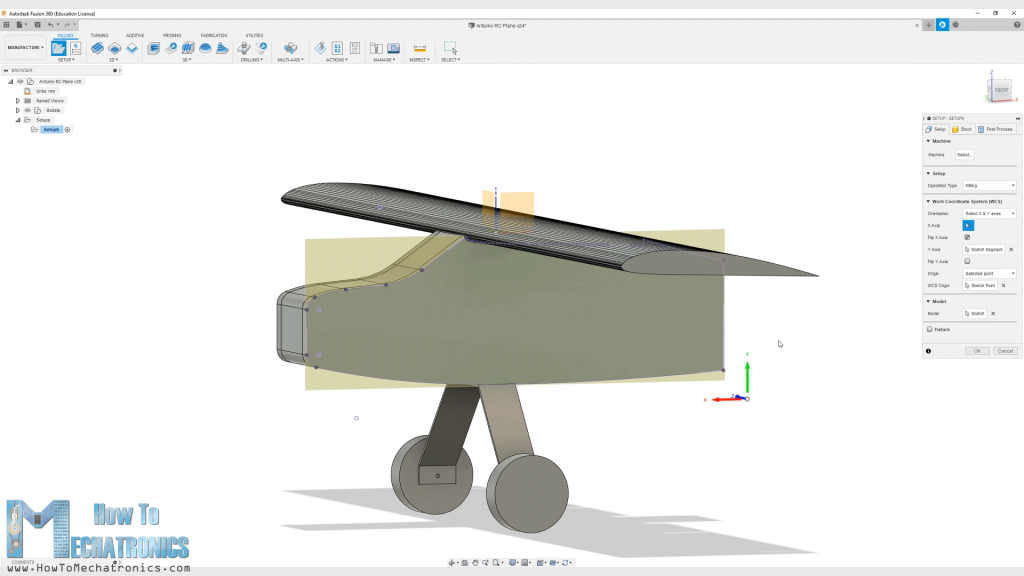 在Fusion 360中设置CNC加工坐标系